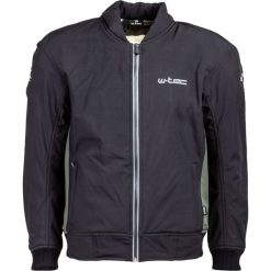 Kurtki męskie: W-TEC Męska kurtka motocyklowa soft-shell NF-2753 Czarno-zielony khaki r. XL (11980-4-XL)
