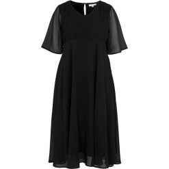Zhenzi Sukienka maxi Vela czarny female czarny 50/52 (L). Czarne sukienki damskie Zhenzi, na imprezę, s, bez wzorów, z dżerseju, eleganckie, z dekoltem w serek, z długim rękawem, długie, maxi. Za 329,00 zł.