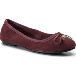 Baleriny KAZAR - Katie 34149-02-M6 Bordeaux. Czerwone baleriny damskie Kazar, bez wzorów, ze skóry, na wysokim obcasie. Za 269,00 zł.