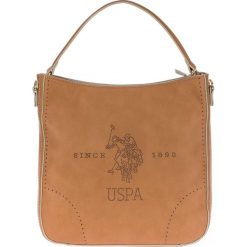 U.S. POLO ASSN. torebka damska Barrington beżowy. Brązowe torebki klasyczne damskie U.S. Polo Assn., bez wzorów, bez dodatków. Za 339,00 zł.