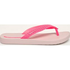 Ipanema - Japonki. Różowe klapki damskie Ipanema, bez wzorów, z gumy, bez obcasa, na obcasie. Za 59,90 zł.