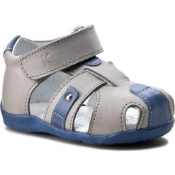 Sandały KORNECKI - 03143 N/Popiel/S. Szare sandały męskie skórzane marki Kornecki, bez zapięcia. Za 129,00 zł.