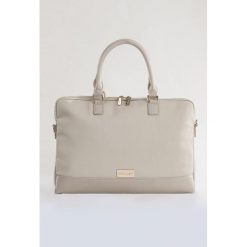 Torba na laptopa. Szare torby na laptopa marki Monnari, w paski, ze skóry. Za 99,60 zł.