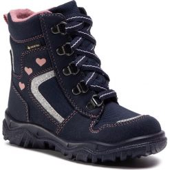 Śniegowce SUPERFIT - GORE-TEX 1-000046-8000 S Blau/Rosa. Niebieskie śniegowce dziewczęce Superfit, bez zapięcia. Za 269,00 zł.