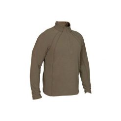 Koszulka myśliwska polarowa termiczna 100. Brązowe t-shirty męskie SOLOGNAC, xl, z polaru. Za 29,99 zł.