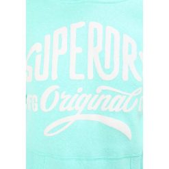Bluzy damskie: Superdry ENTRY HOOD Bluza z kapturem washed mint snowy