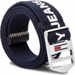 Paski damskie: Pasek Damski TOMMY JEANS – Tjw Driving Webbing AW0AW05569 75 413