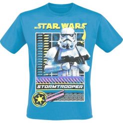 T-shirty męskie z nadrukiem: Star Wars Episode 4 - Eine Neue Hoffnung - Miami Trooper T-Shirt niebieski