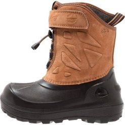Viking NORDLYS Śniegowce mustard/black. Brązowe buty zimowe damskie marki Viking, z materiału. W wyprzedaży za 220,35 zł.