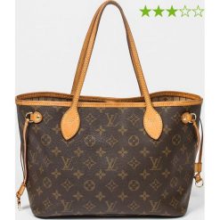 Torebki klasyczne damskie: Torebka „Neverfull PM” w kolorze brązowym – 37 x 22 x 12 cm