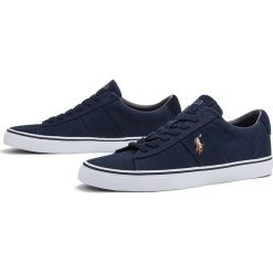 POLO RALPH LAUREN SAYER > 816749369002. Trampki męskie Ralph Lauren, bez wzorów, z bawełny, eleganckie, bez zapięcia. W wyprzedaży za 259,99 zł.