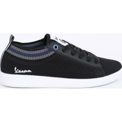 Vespa - Buty Pop. Czarne buty sportowe męskie marki Vespa, z gumy, na sznurówki. W wyprzedaży za 269,90 zł.