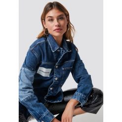 Calvin Klein Kurtka jeansowa One Pocket Trucker - Blue. Niebieskie bomberki damskie Calvin Klein, z jeansu. Za 688,95 zł.