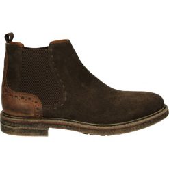 Botki męskie - 44823 VEL ESP. Brązowe botki męskie marki Venezia, ze skóry. Za 199,00 zł.