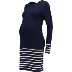 Sukienki: JoJo Maman Bébé STRIPE Sukienka dzianinowa navy/ecru
