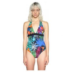 Desigual Strój Kąpielowy Damski Emma S Wielokolorowy. Różowe stroje kąpielowe damskie Desigual, s, bez wzorów. W wyprzedaży za 221,00 zł.