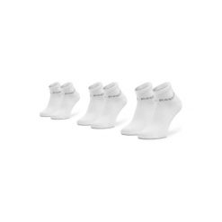 Reebok DU2922 35-38. Białe skarpetki damskie Reebok, bez wzorów, z elastanu. Za 19,99 zł.