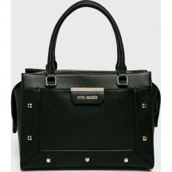 Steve Madden - Torebka. Czarne torebki klasyczne damskie marki Steve Madden, w paski, z materiału, średnie. W wyprzedaży za 299,90 zł.
