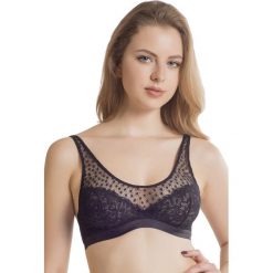 Biustonosz nieusztywniany Wish Bralette. Różowe biustonosze bardotka Astratex, z haftami, z koronki. Za 110,99 zł.