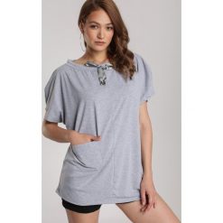 Szara Bluzka Guinerenna. Szare bluzki damskie Renee, xl, bez wzorów, bez kołnierzyka, bez rękawów. Za 59,99 zł.