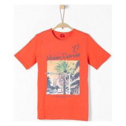 S.Oliver T-Shirt Chłopięcy Xl, Czerwony. Czerwone t-shirty chłopięce z nadrukiem marki S.Oliver. Za 39,00 zł.