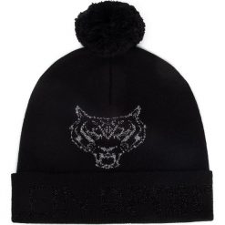 Czapka PLEIN SPORT - Bonnet Tiger F19A WAC0172 SKN002N Black 02. Czarne czapki damskie Plein Sport, bez wzorów, z poliesteru. Za 649,00 zł.