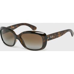 Ray-Ban - Okulary Jackie Ohh. Pomarańczowe okulary przeciwsłoneczne damskie marki Ray-Ban, prostokątne. Za 669,90 zł.
