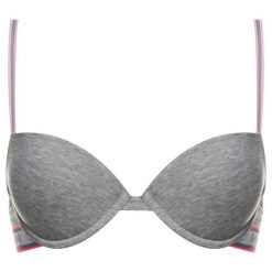 Biustonosz z fiszbiną Emporio Armani Underwear 162394 9P217 01548. Szare biustonosze Emporio Armani Underwear, bez wzorów, z elastanu. W wyprzedaży za 149,00 zł.