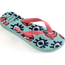 Havaianas - Japonki. Różowe klapki damskie Havaianas, bez wzorów, z materiału, bez obcasa, na obcasie. Za 89,90 zł.