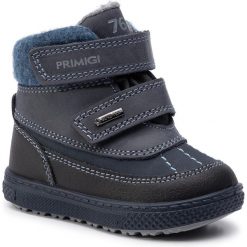 Śniegowce PRIMIGI - GORE-TEX 4366011 M Blu. Niebieskie śniegowce chłopięce Primigi, bez zapięcia, gore-tex. W wyprzedaży za 209,00 zł.