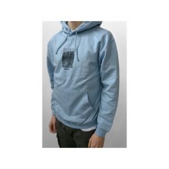 Utopia Baby Blue Hoodie. Niebieskie bluzy męskie Mszz, s, z nadrukiem, bez kołnierzyka, bez rękawów, bez kaptura. Za 149,00 zł.