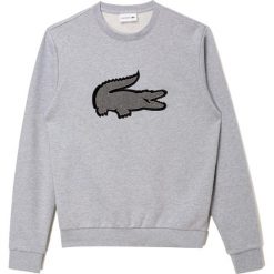 LACOSTE SWEAT > SH2003.03G. Szare bluzy męskie Lacoste, m, bez wzorów, z bawełny, street, bez kołnierzyka, z długim rękawem, długie, bez kaptura. W wyprzedaży za 339,99 zł.