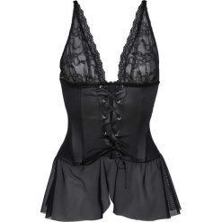 Bluzki body: Gorset + stringi (2 części) bonprix czarny