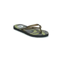 Japonki Volcom ROCKING 3 SOLID SANDAL. Czarne klapki damskie Volcom, bez wzorów, bez obcasa. Za 87,20 zł.