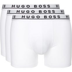 BOSS 3-pack Bokserki Biały. Białe bokserki męskie Boss, bez wzorów, z elastanu. Za 185,95 zł.