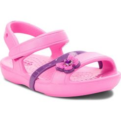 Sandały dziewczęce: Sandały CROCS – Lina Sandal Kids 205043 Party Pink