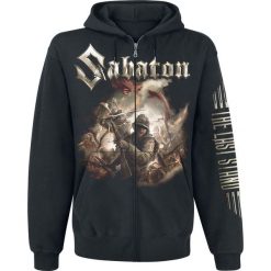Bluzy męskie: Sabaton The Last Stand Bluza z kapturem rozpinana czarny