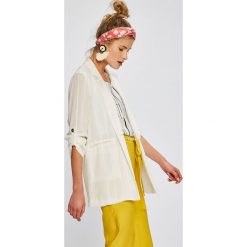 Answear - Żakiet Stripes Vibes. Niebieskie żakiety damskie marki ANSWEAR, s, z tkaniny. W wyprzedaży za 99,90 zł.