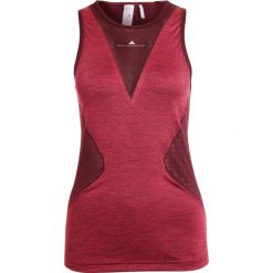 Adidas by Stella McCartney TRAIN Koszulka sportowa bordeaux. Czerwone topy sportowe damskie marki adidas by Stella McCartney, xs, z elastanu. W wyprzedaży za 164,45 zł.