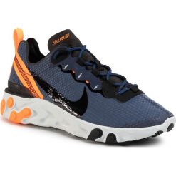 Buty NIKE - React Element 55 Se CI3831 400 Midnight Navy/Black. Niebieskie sneakersy męskie Nike, bez zapięcia. Za 549,00 zł.