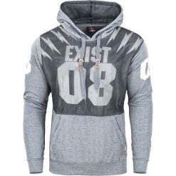Bluza męska kangurka szara Recea. Szare bluzy męskie Recea, m, bez wzorów, z bawełny, z kapturem, bez rękawów, z kapturem. Za 54,78 zł.