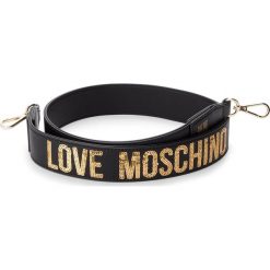 Wymienny pasek do torebki LOVE MOSCHINO - JC6400PP06KL000A Nero. Czarne paski męskie Love Moschino, w paski, ze skóry ekologicznej. Za 289,00 zł.