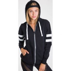 Damskie bluza sportowa MF Black. Czarne kurtki sportowe damskie marki Astratex, m, w paski, prążkowane, z kapturem. Za 126,99 zł.