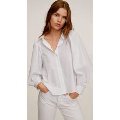 Mango - Koszula Balo. Białe bluzki damskie Mango, s, bez wzorów, z bawełny, eleganckie, z klasycznym kołnierzykiem, z długim rękawem. Za 139,90 zł.