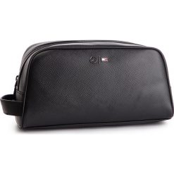 Kosmetyczka TOMMY HILFIGER - Mb Capsule Leather Washbag AM0AM04568 002. Czarne kosmetyczki męskie TOMMY HILFIGER, bez wzorów, ze skóry. W wyprzedaży za 269,00 zł.