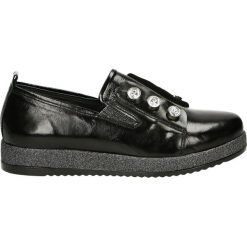 Półbuty - 0041119618K B. Czarne półbuty damskie skórzane Venezia, sportowe. Za 319,00 zł.