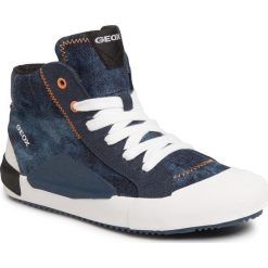 Sneakersy GEOX - J Alonisso B. C J022CC 013AF C0057 S Blue/Orange. Niebieskie trampki chłopięce Geox, bez wzorów, ze skóry ekologicznej, bez zapięcia. W wyprzedaży za 249,00 zł.