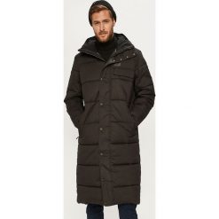 Jack Wolfskin - Kurtka. Czarne płaszcze męskie Jack Wolfskin, m, bez wzorów, z poliesteru, długie, z kapturem. W wyprzedaży za 899,90 zł.