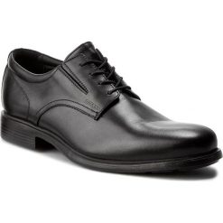 Półbuty GEOX - U Dublin A U34R2A 00043 C9999 Czarny. Czarne buty wizytowe męskie Geox, ze skóry, bez zapięcia. Za 439,00 zł.