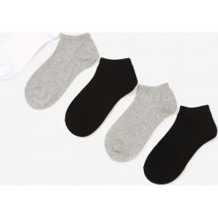 5-pack Szare Skarpety Mirasana. Szare skarpetki damskie Born2be, bez wzorów. W wyprzedaży za 29,99 zł.